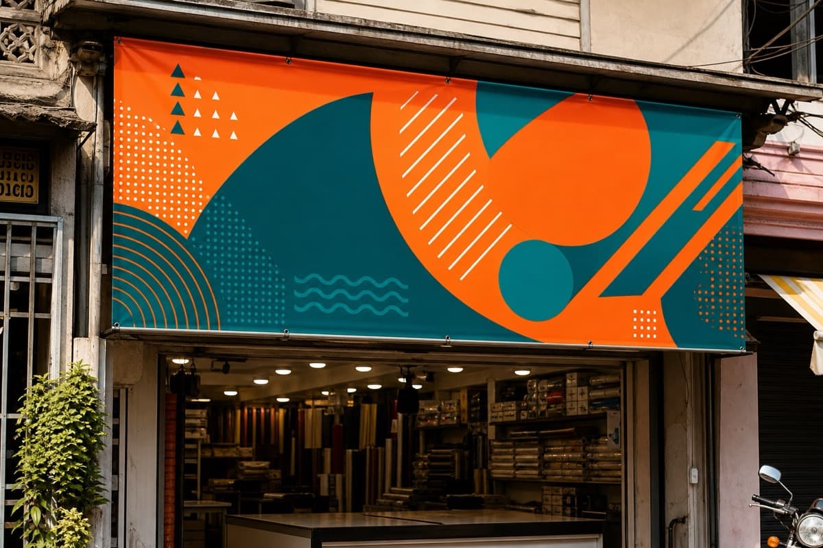 Shop Front Flex Banner